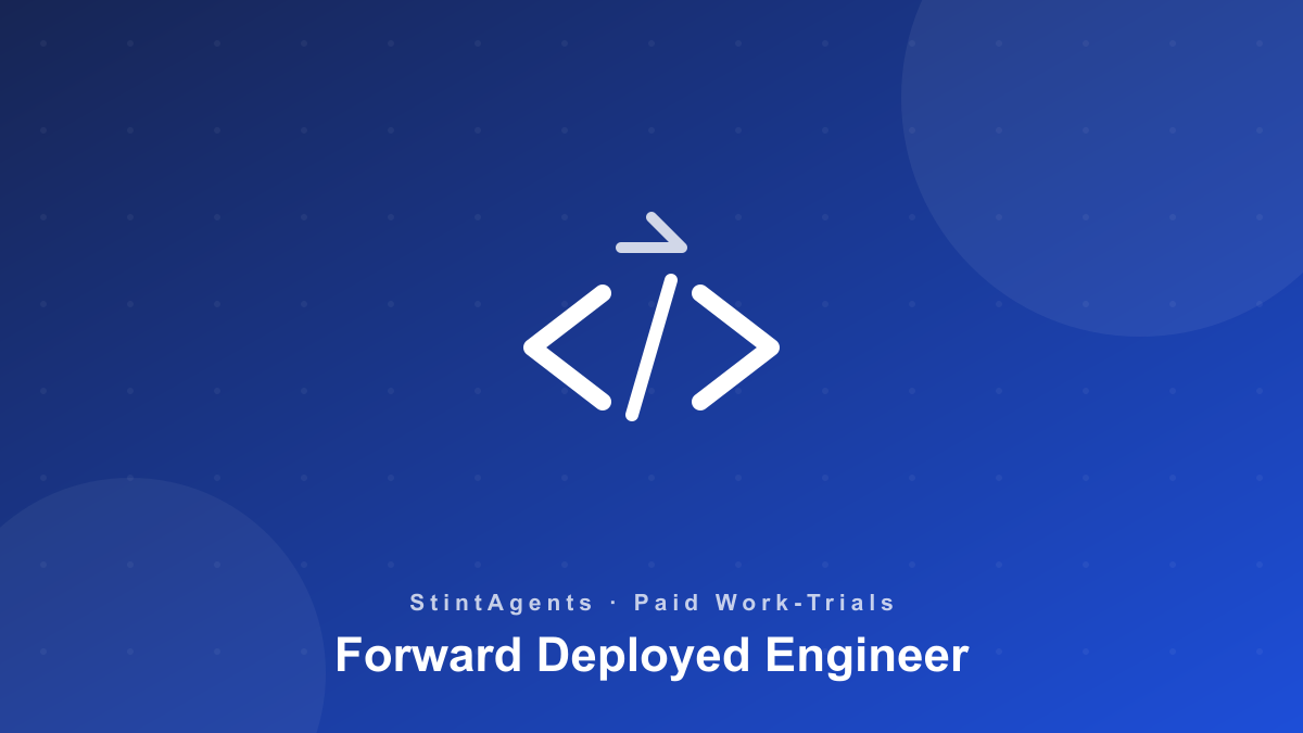 Forward Deployed Engineer